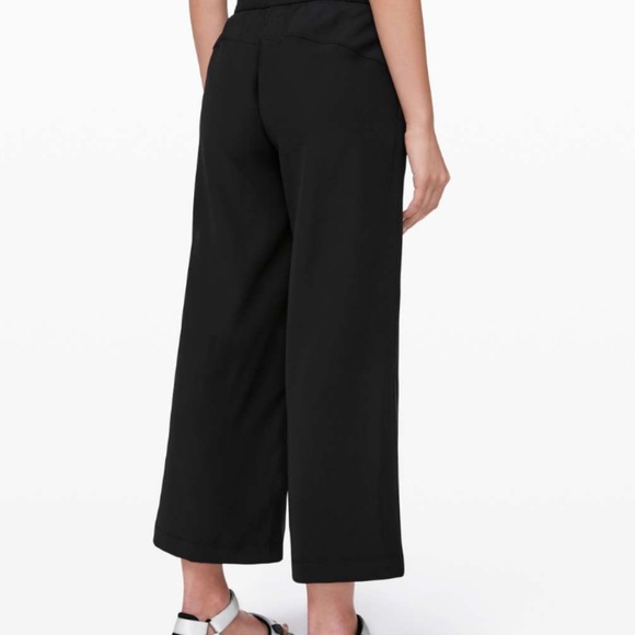 lululemon athletica Black Wide Leg Pants - Picture 3 of 5